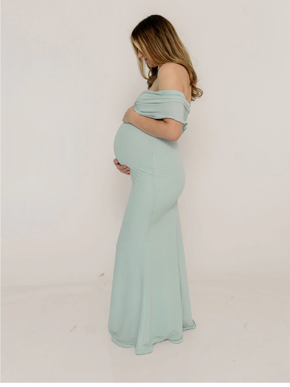 Worth collective Tommie Maxi Dress in Butter Yellow - Bump Friendly - Small - Picture 8 of 8